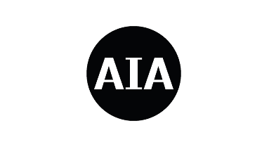 Black circle with AIA text