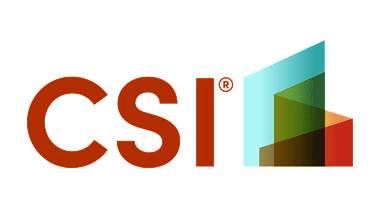 CSI text with abstract shapes