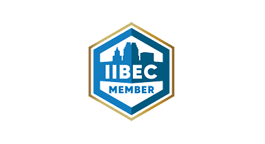 IIBEC membership emblem with building icons